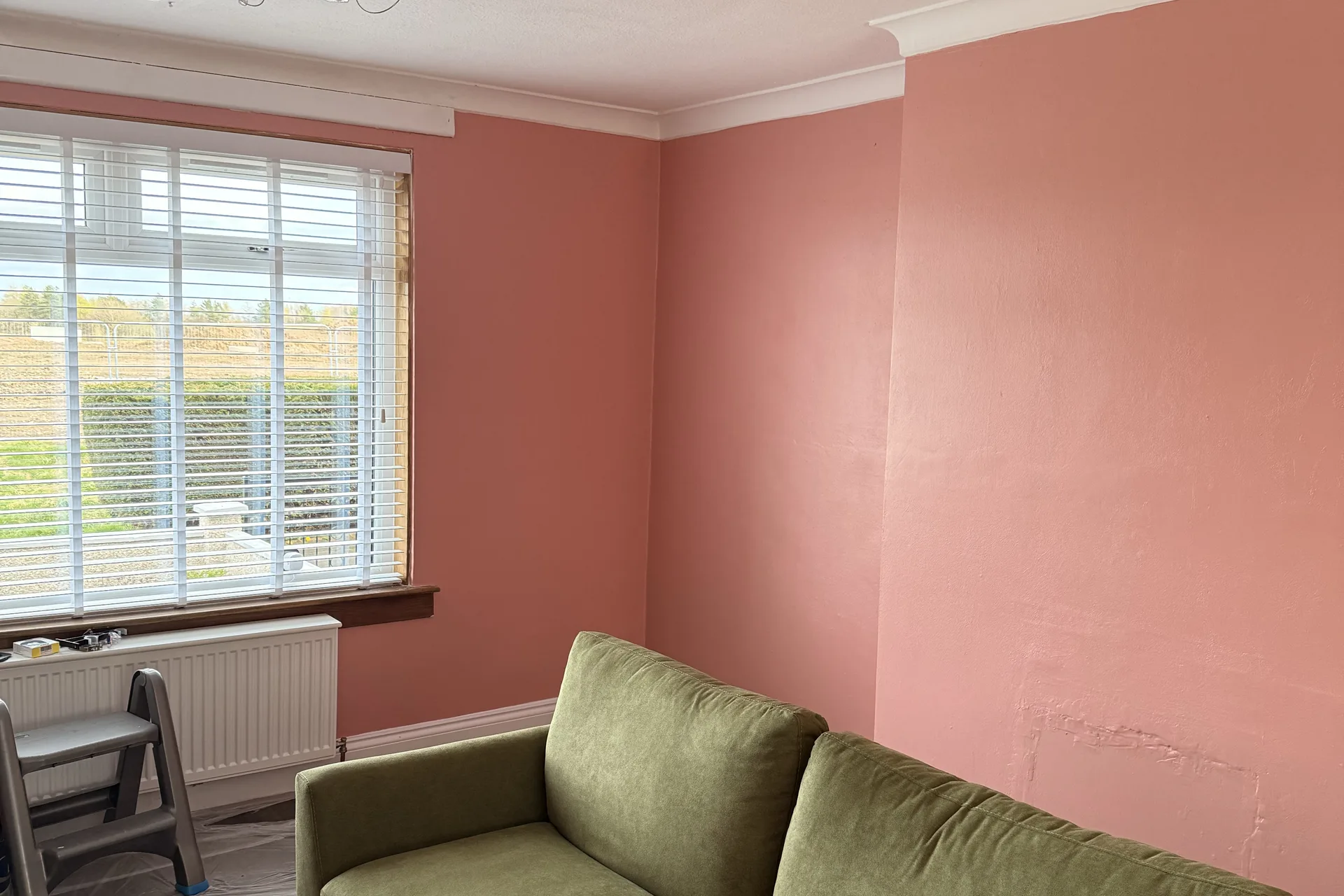 Completed living room painted by LJAY’s
